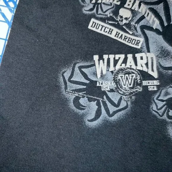 Deadliest Catch T-Shirt Men's Size M Black Bandit Cornelia Graphic T-Shirt 2011 - Picture 5 of 7